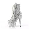 Pleaser - ADORE1020GWR Bottes de plateforme, Pole dance chaussures - Couleur argent Product image